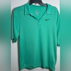 Nike Dri-Fit Golf Polo Shirt Mint Green Small
